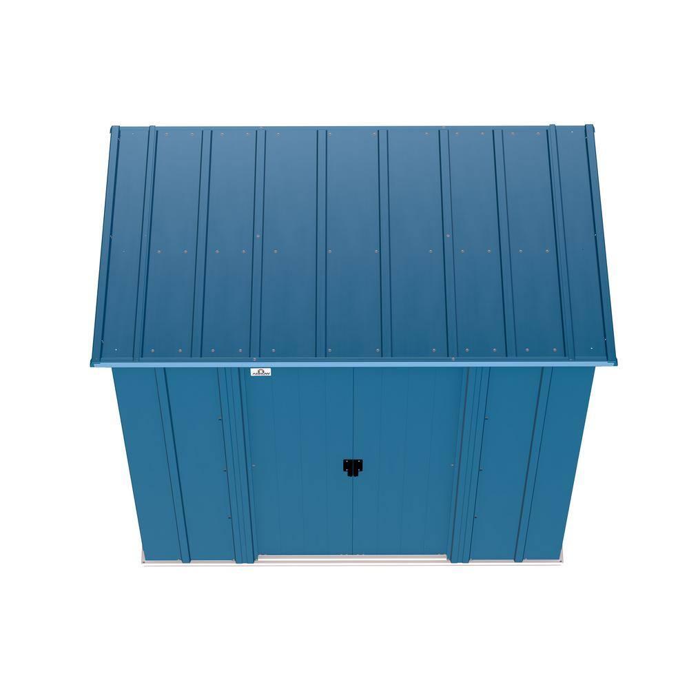 6 ft. W x 4 ft. D Steel Vertical Storage Shed