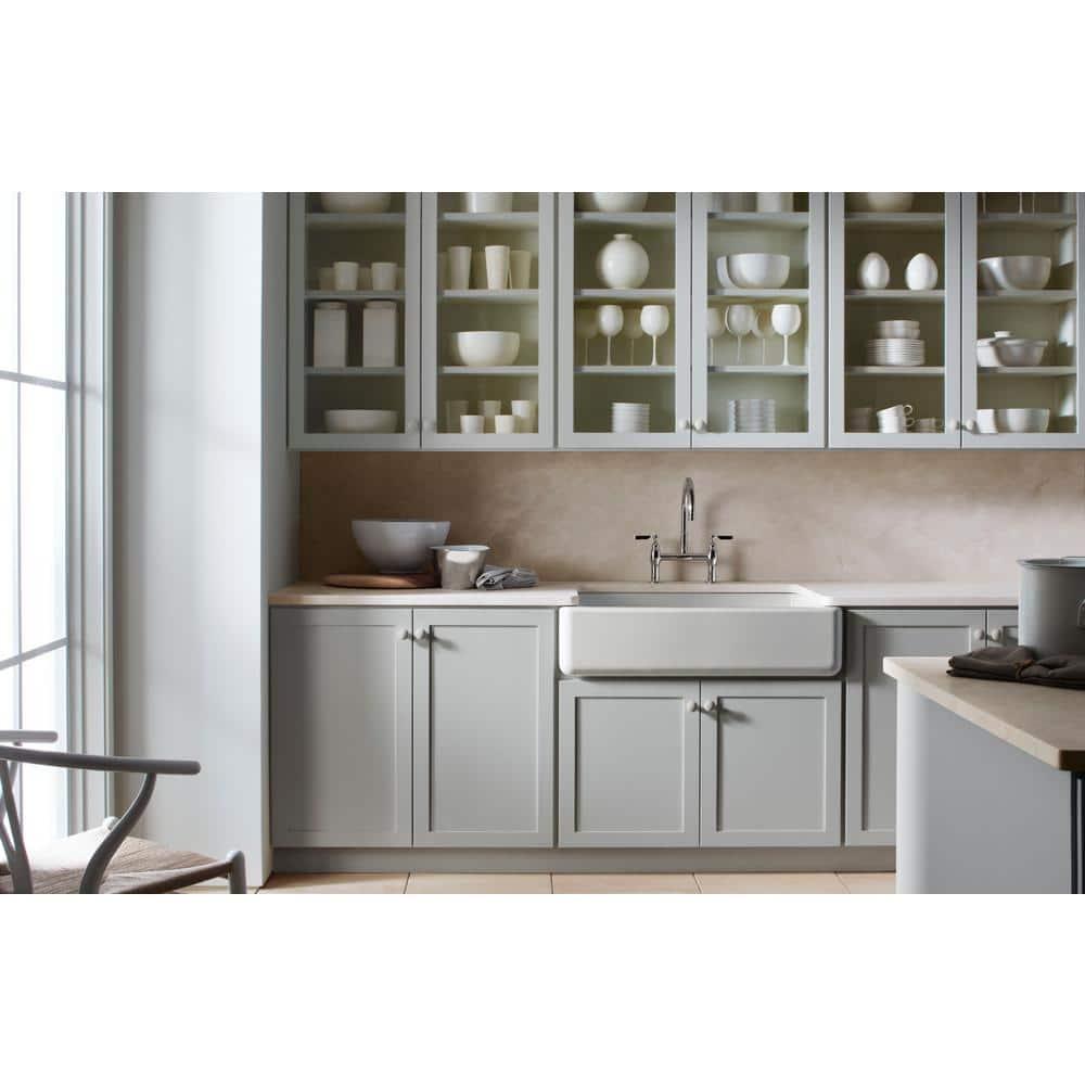 Whitehaven® Self-Trimming 36" L x 22" W Farmhouse Kitchen Sink