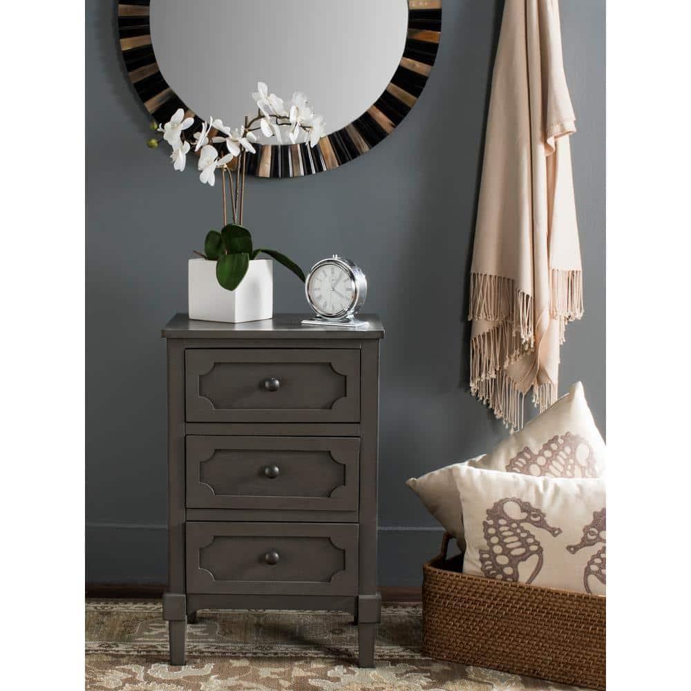 Rosaleen Side Chest - AMH5723 - Grey - Safavieh Couture