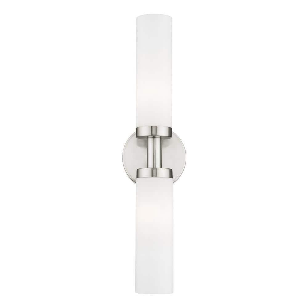 Livex Lighting Aero 2 - Light Vanity in  Brushed Nickel