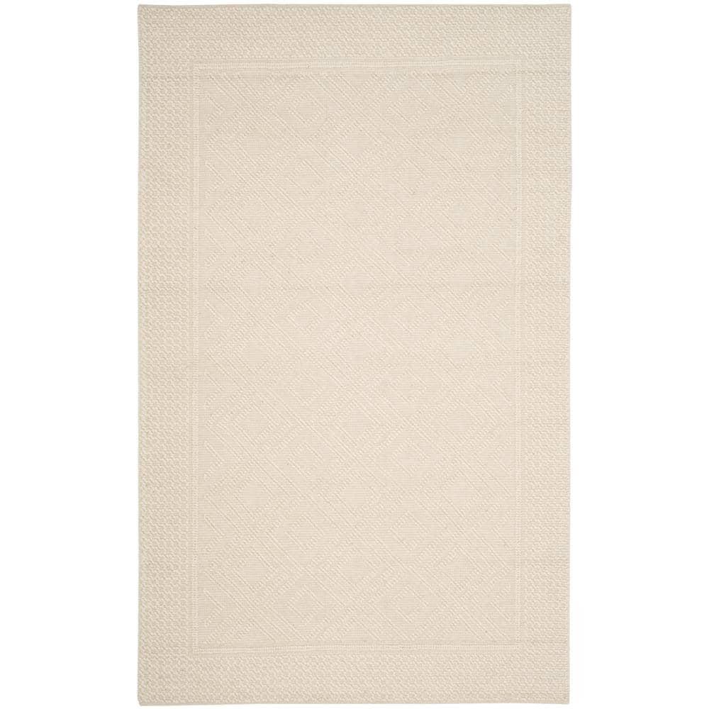 Vermont VRM212 Hand Woven Indoor Area Rug - Ivory - 6'x9' - Safavieh