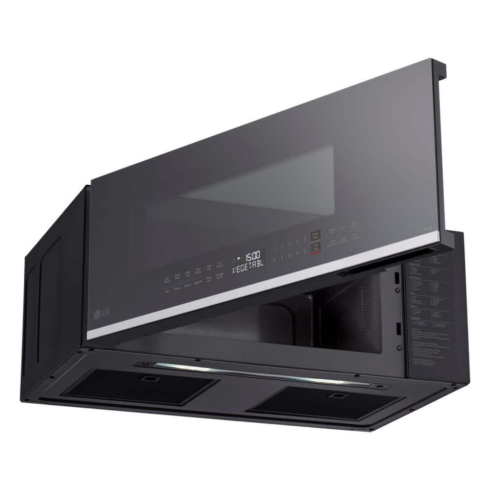 LG 1.3 Cu. Ft. Smart Low Profile Over-the-Range Microwave Oven with Sensor Cook