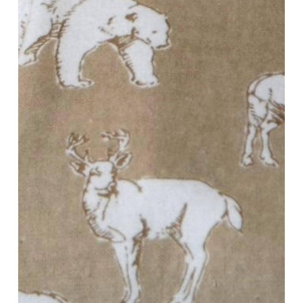 Full Patterned Flannel Sheet Set Tan - Eddie Bauer