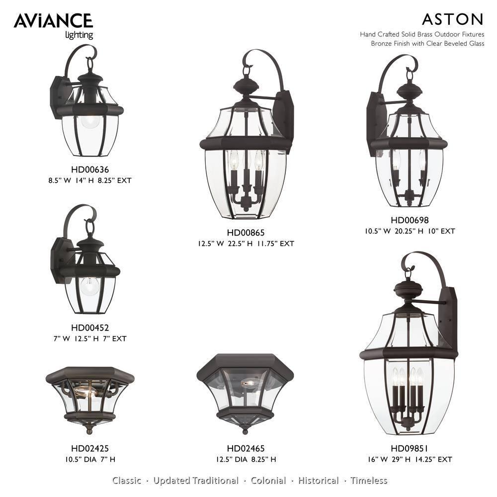 Livex Lighting Monterey 1 - Light Wall Light in  Bronze