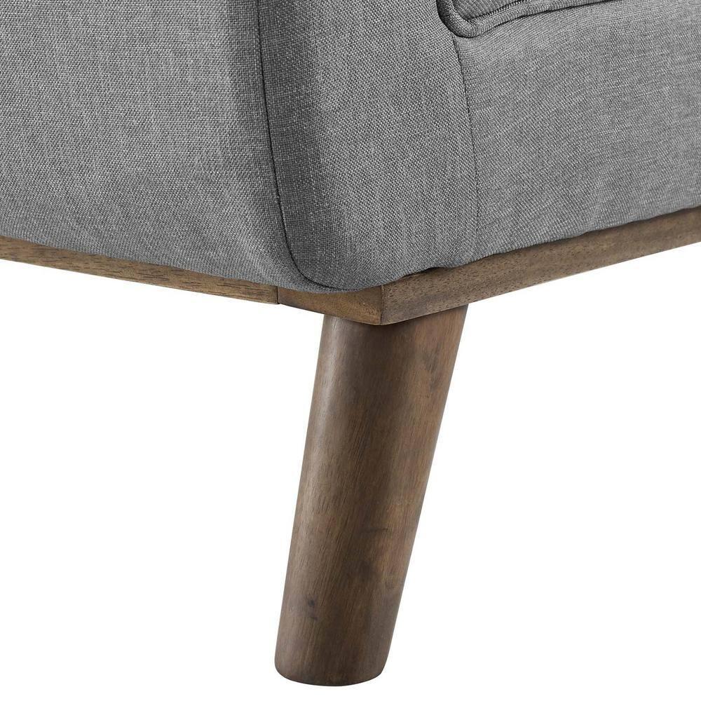 Modway Haven Tufted Button Upholstered Fabric Accent Bench