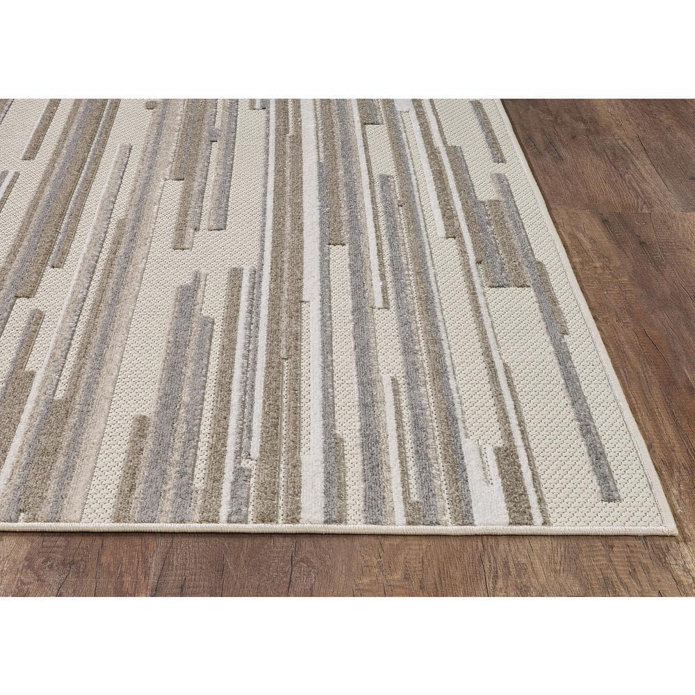 Kas Rugs Calla Abstract Striped Indoor / Outdoor Rug