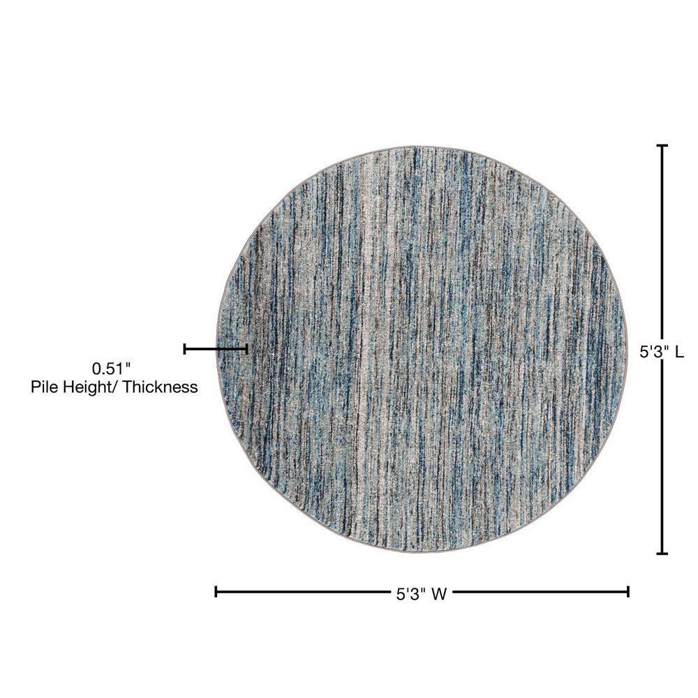 Highland Dunes Woodcreek Performance Abstract Rug