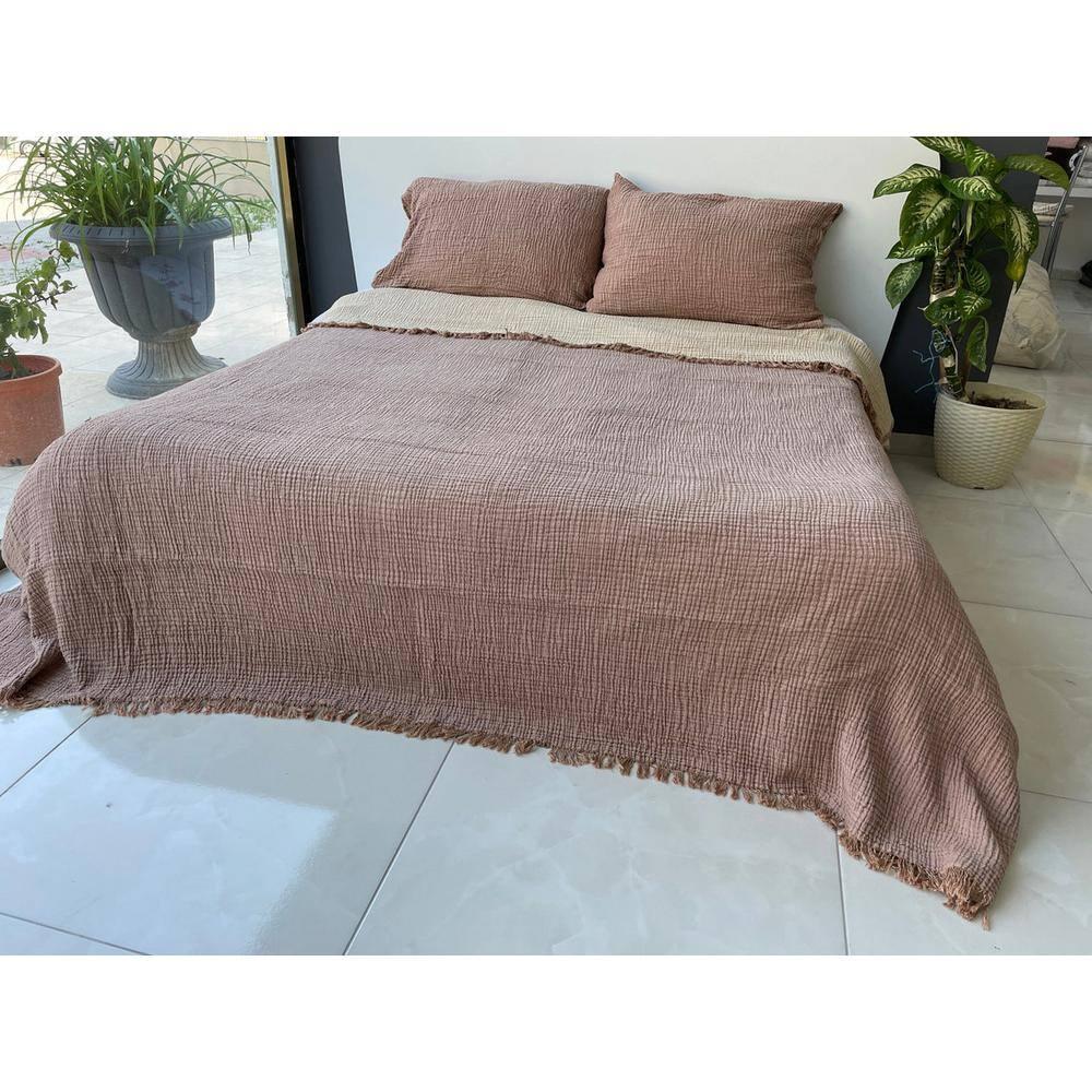 sussexhome Muslin Cotton Coverlet