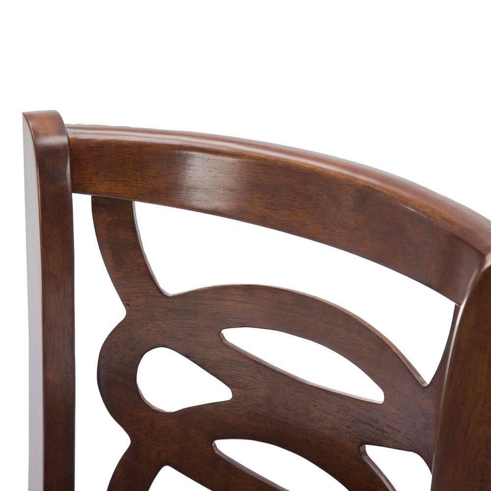Boraam Siena 29in. High Back Swivel Wood Kitchen Bar Stool - Cherry Finish