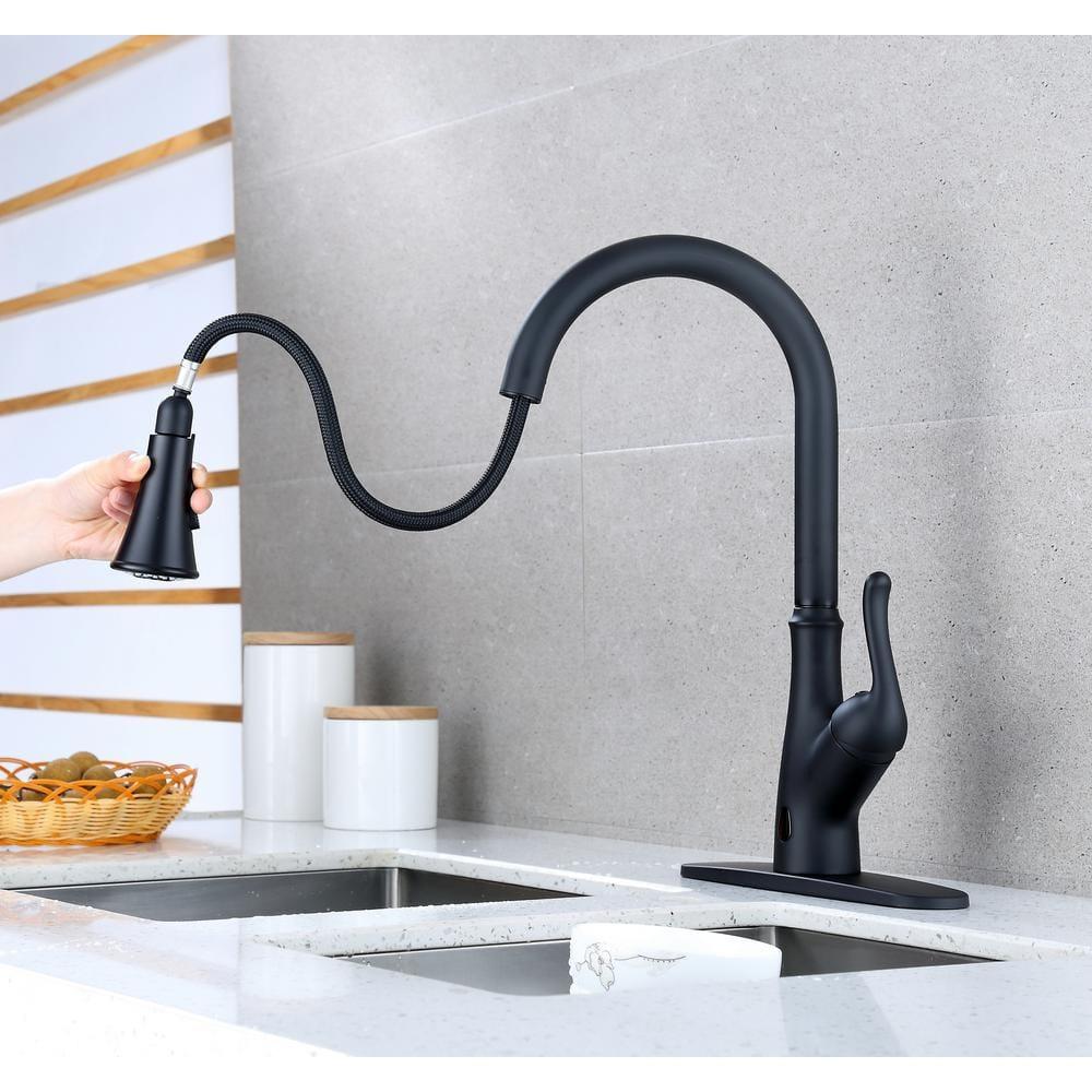 RunFine Group Brisbane Pull Down Touchless Kitchen Faucet