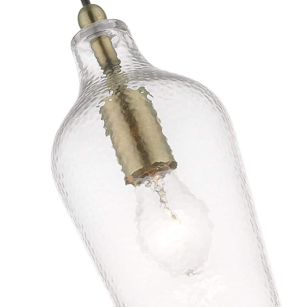 Livex Lighting Avery 1 - Light Pendant in  Antique Brass