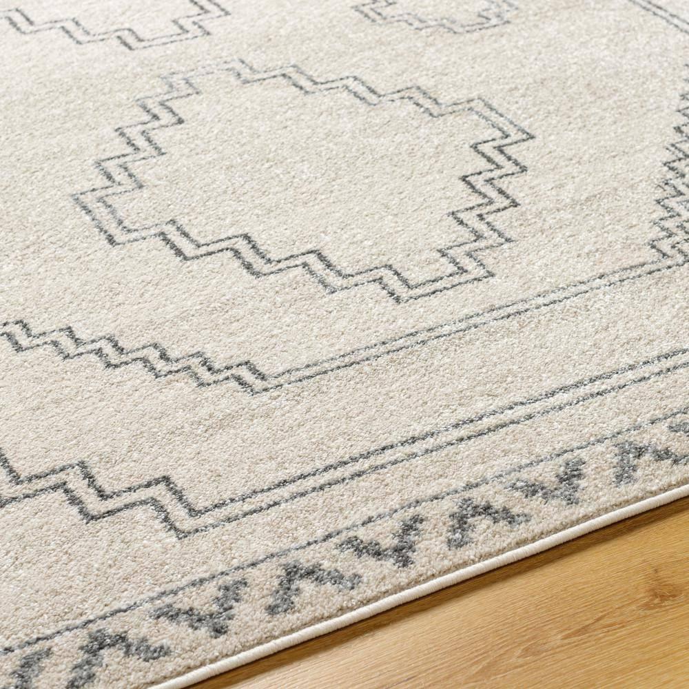 Livabliss Alpharetta Vintage Tribal Area Rug,5'3" x 7',Gray