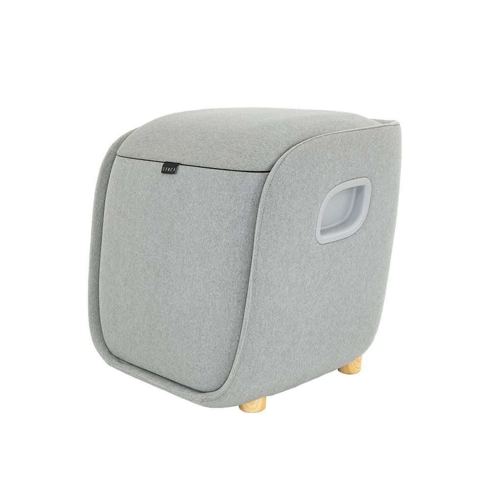 Synca Wellness Upholstered Heated Massage Chair with Ottoman