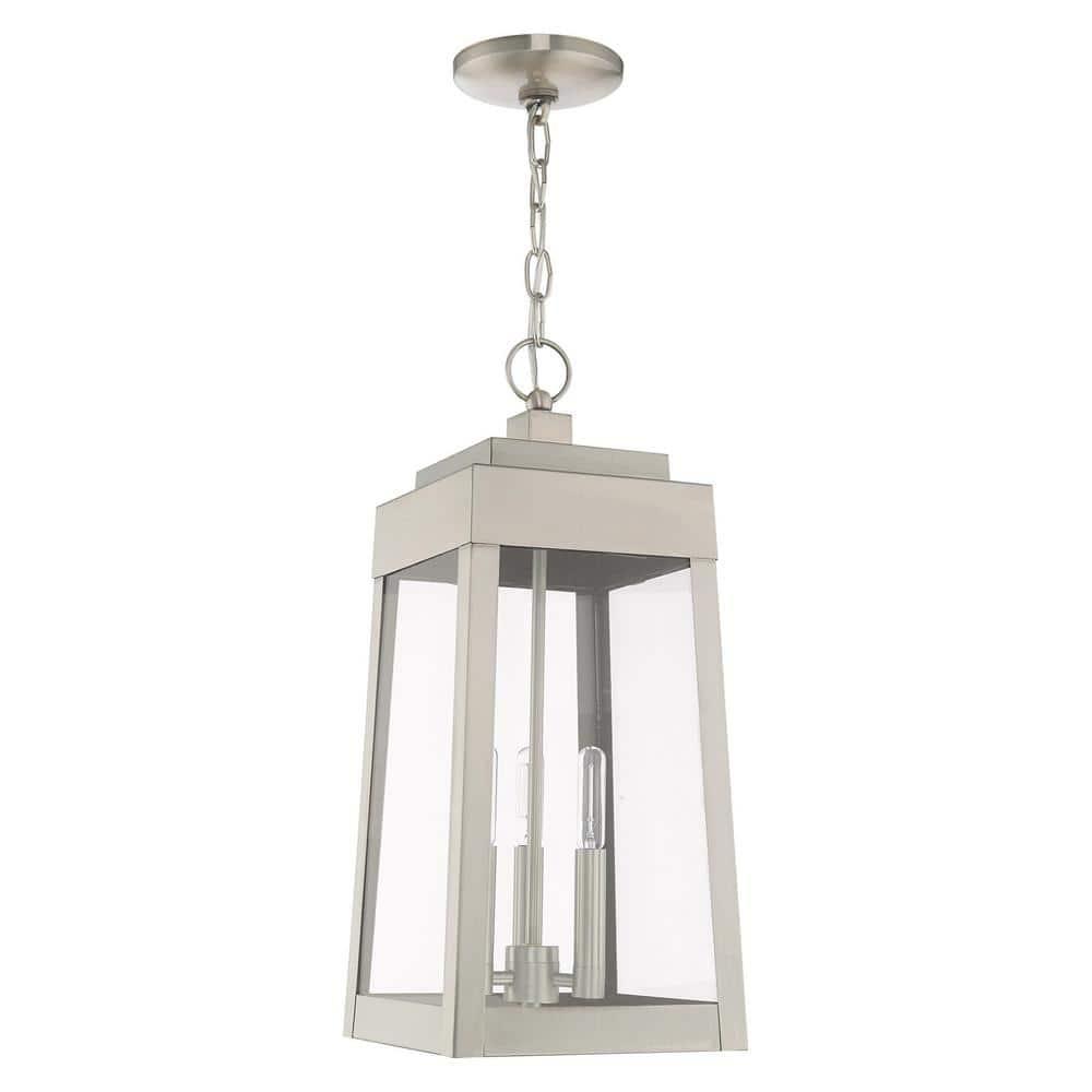 Livex Lighting Oslo 3 - Light Pendant in  Brushed Nickel