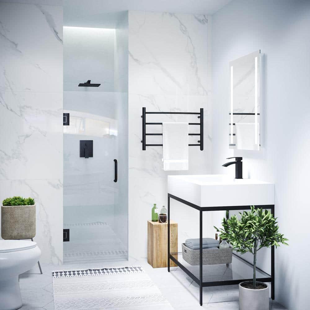 Fellow Series 30" x 72" Hinged Frameless Shower Door
