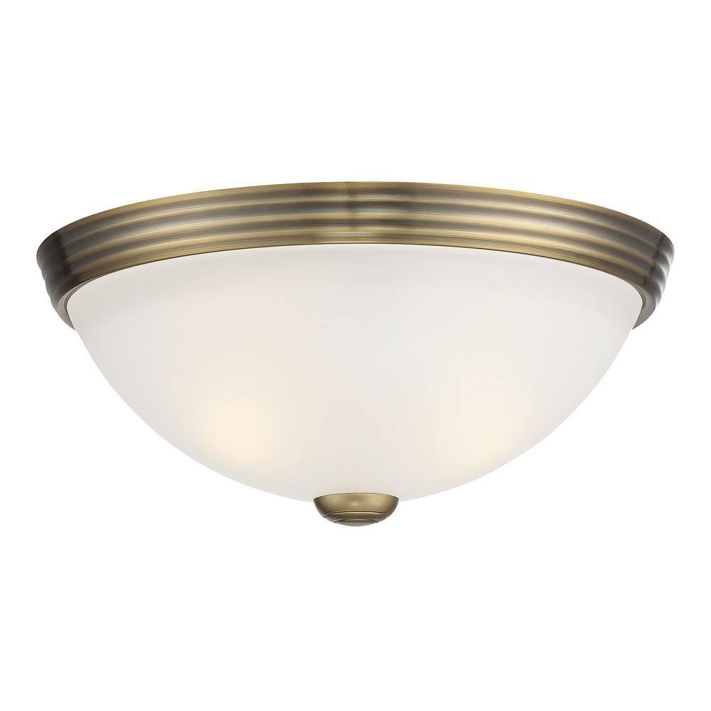 Savoy House NULL 2 - Light Flush Mount in  Warm Brass