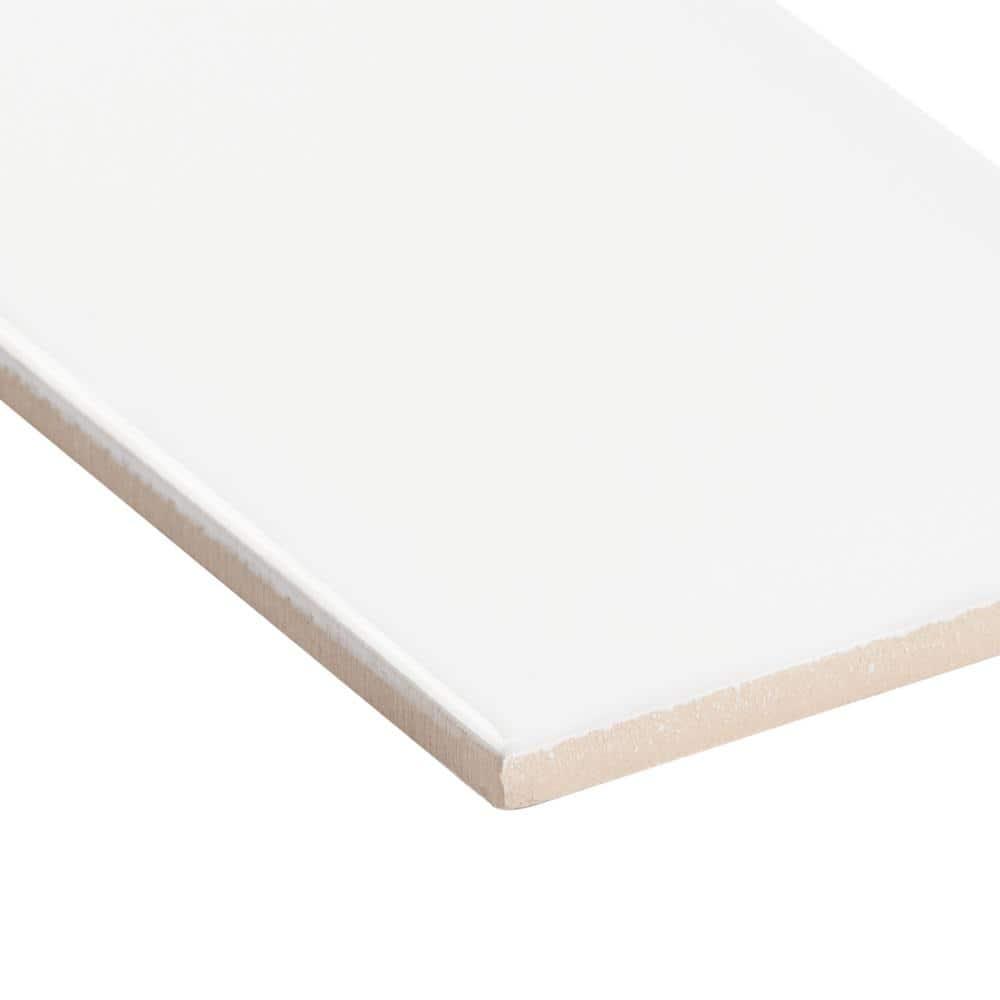 Remington 3.93 in. x 11.81 in. Polished Porcelain Subway Wall Tile (13.55 Sq. Ft. / Case)