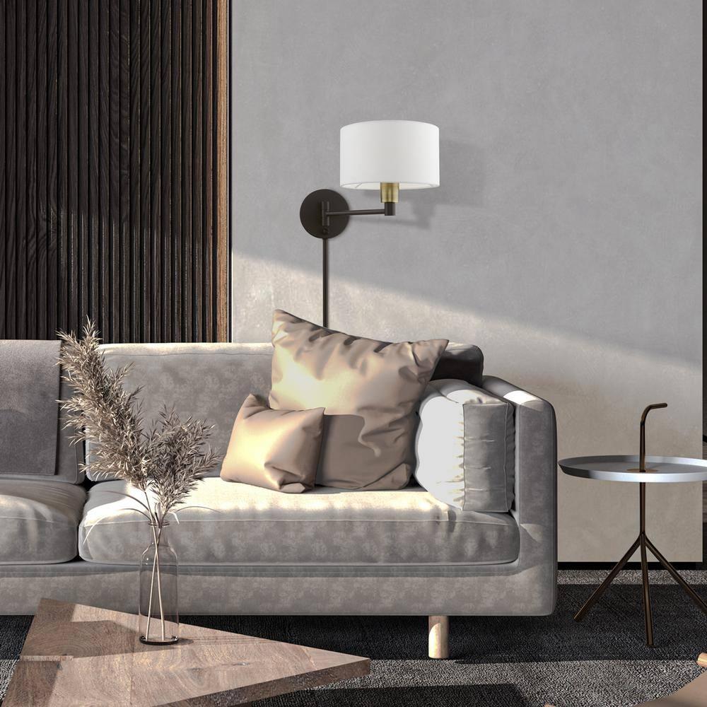 Livex Lighting 1 - Light Wall Light in  Bronze/Antique Brass