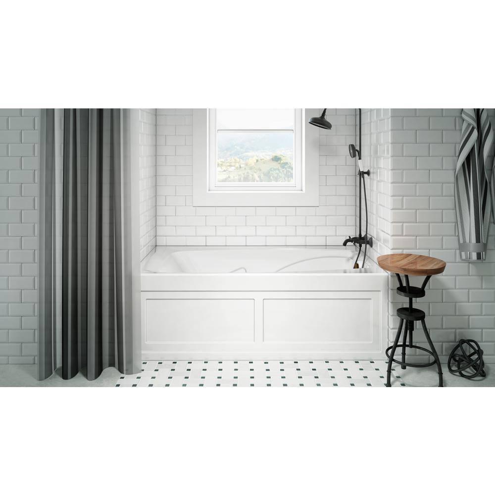 Cetra 60" x 36" Drop in Whirlpool Acrylic Bathtub