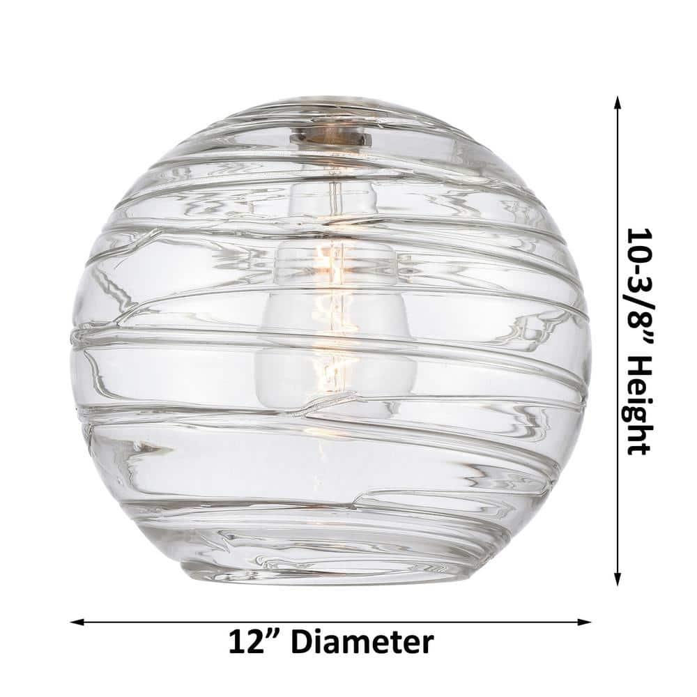 Innovations Lighting Athens Deco Swirl 1 - Light Pendant in  Matte Black