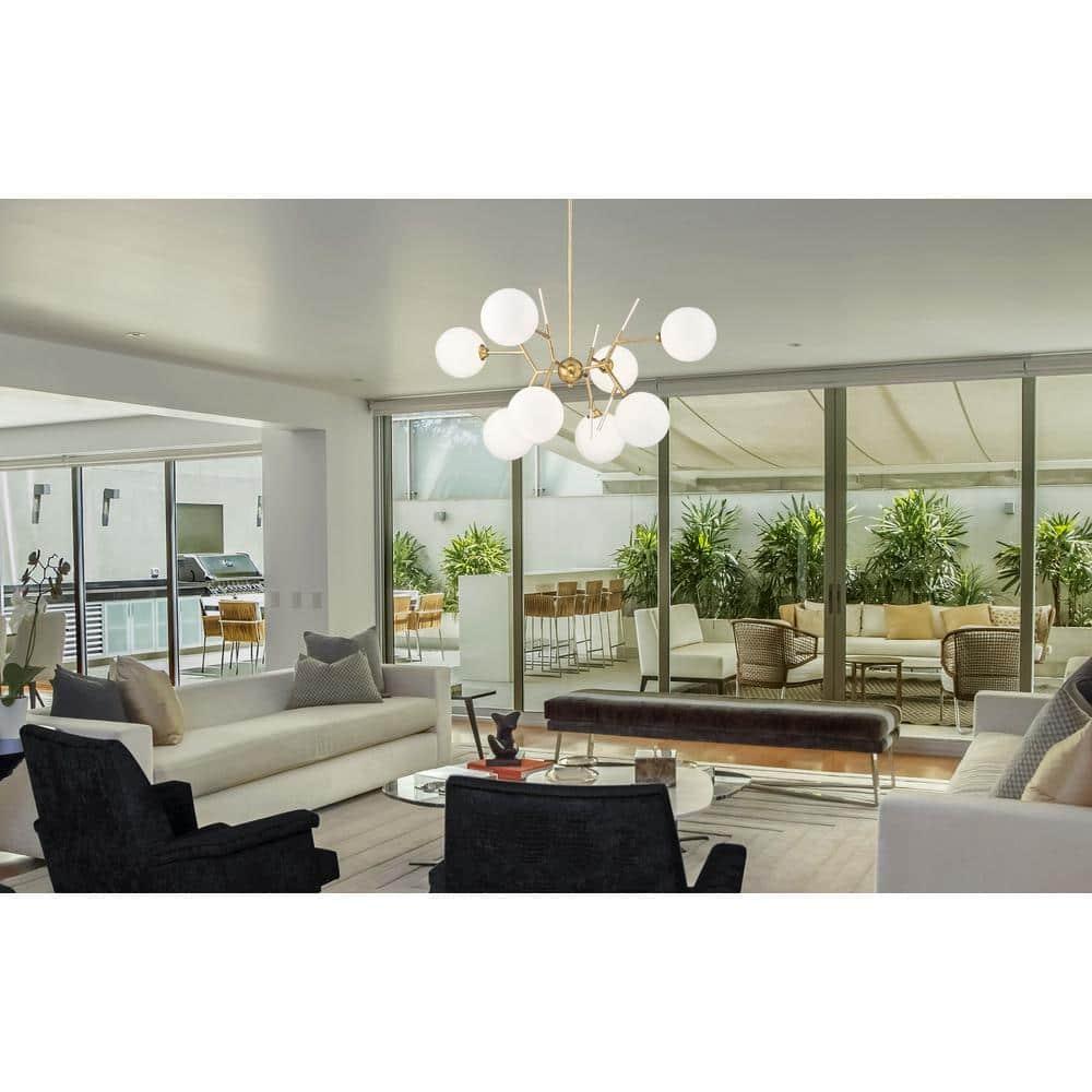 P1488-248-George Kovacs Lighting-8 Light Chandelier-36 Inches Wide by 26 Inches Tall -Traditional Installation