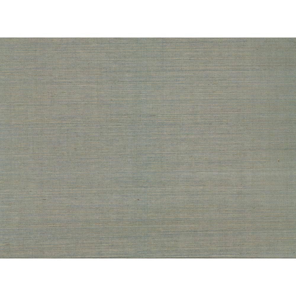 Kenneth James 2732-80014 Zhejiang Grasscloth Wallpaper Aquamarine