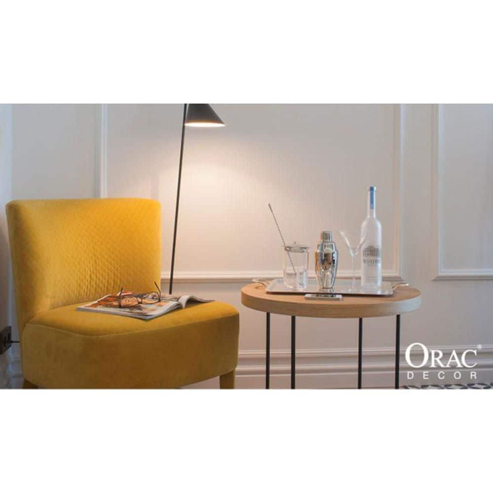 Architectural Products by Outwater L.L.C. 1/2 in D x 2-3/4in W x 78-3/4 in L Primed White High Impact Polystyrene Baseboard Moulding (Set of 16)