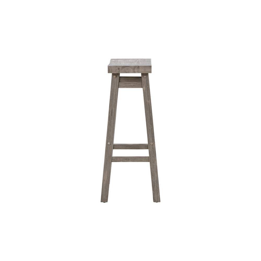 29" Sonoma Saddle Barstool Storm Gray - Boraam