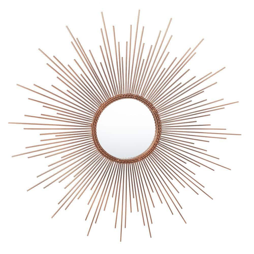 Genevieve Sunburst Mirror - Copper - Safavieh