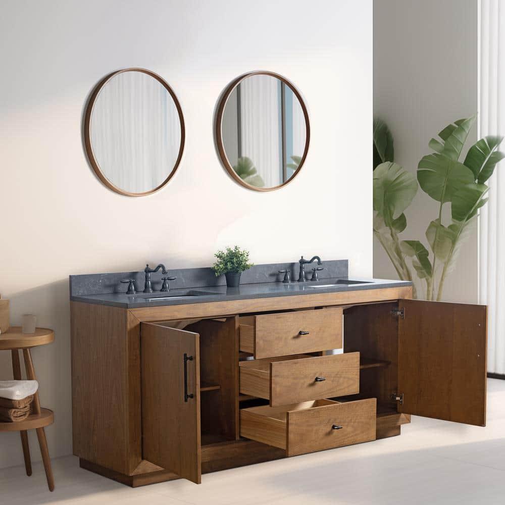 72" Free Standing Double Bathroom Vanity