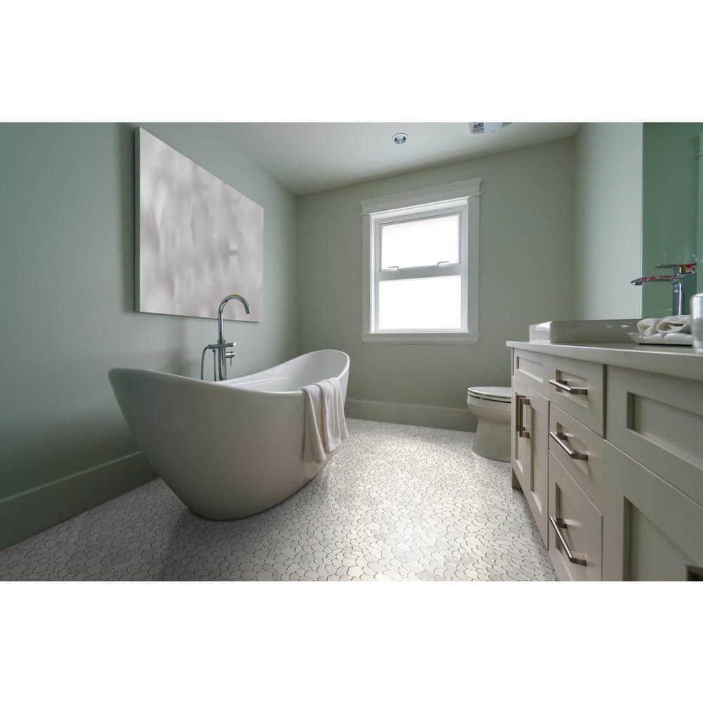 Sliced Pebble Mosaic Wall & Floor Tile