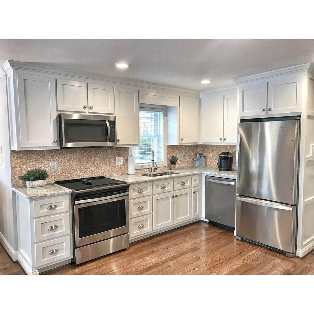 Cruz Bay Studio Natural Stone Pebbles Mosaic Wall & Floor Tile