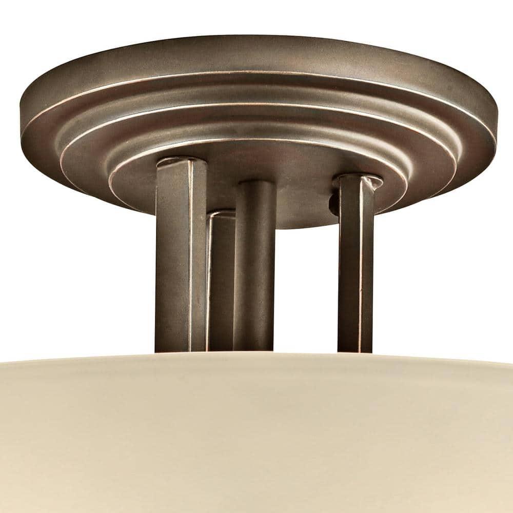 Hendrik Glass Semi Flush Mount