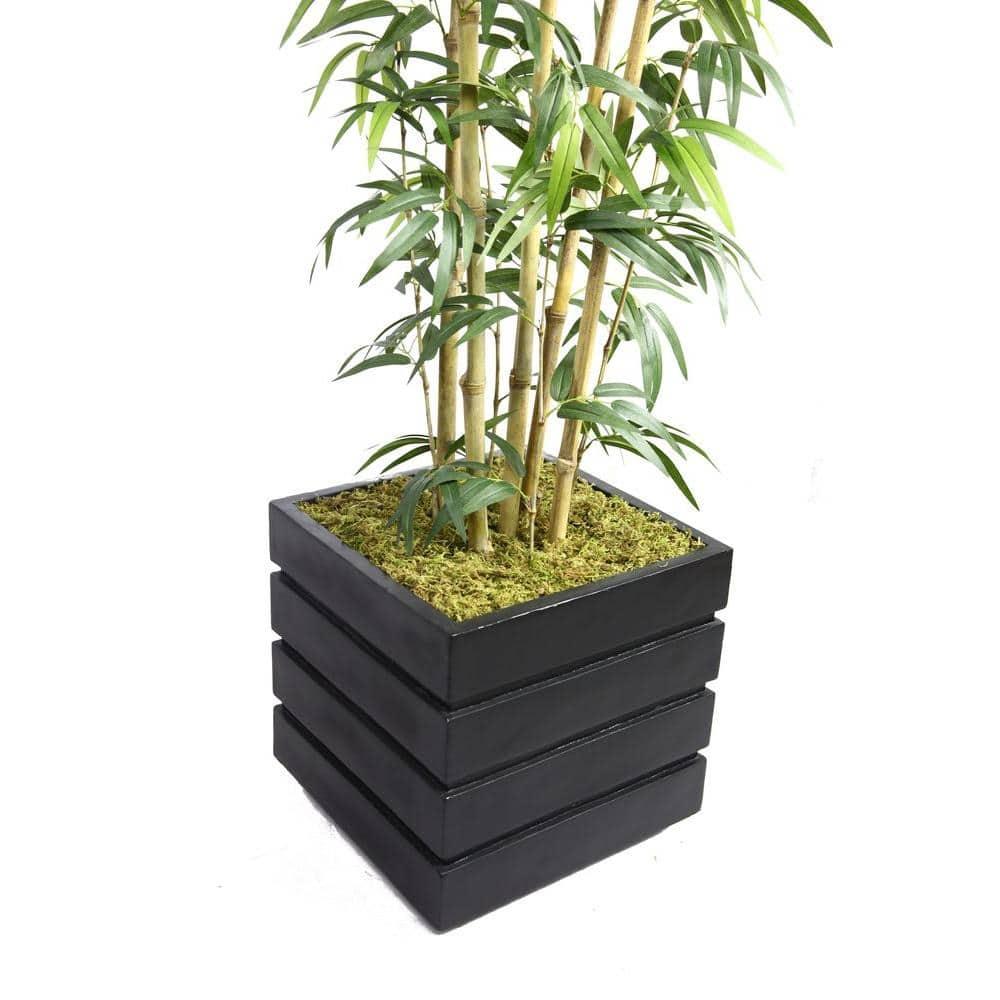 Vintage Home Artificial Faux Real Touch 78" Tall Natural Bamboo Tree And 14" Planter