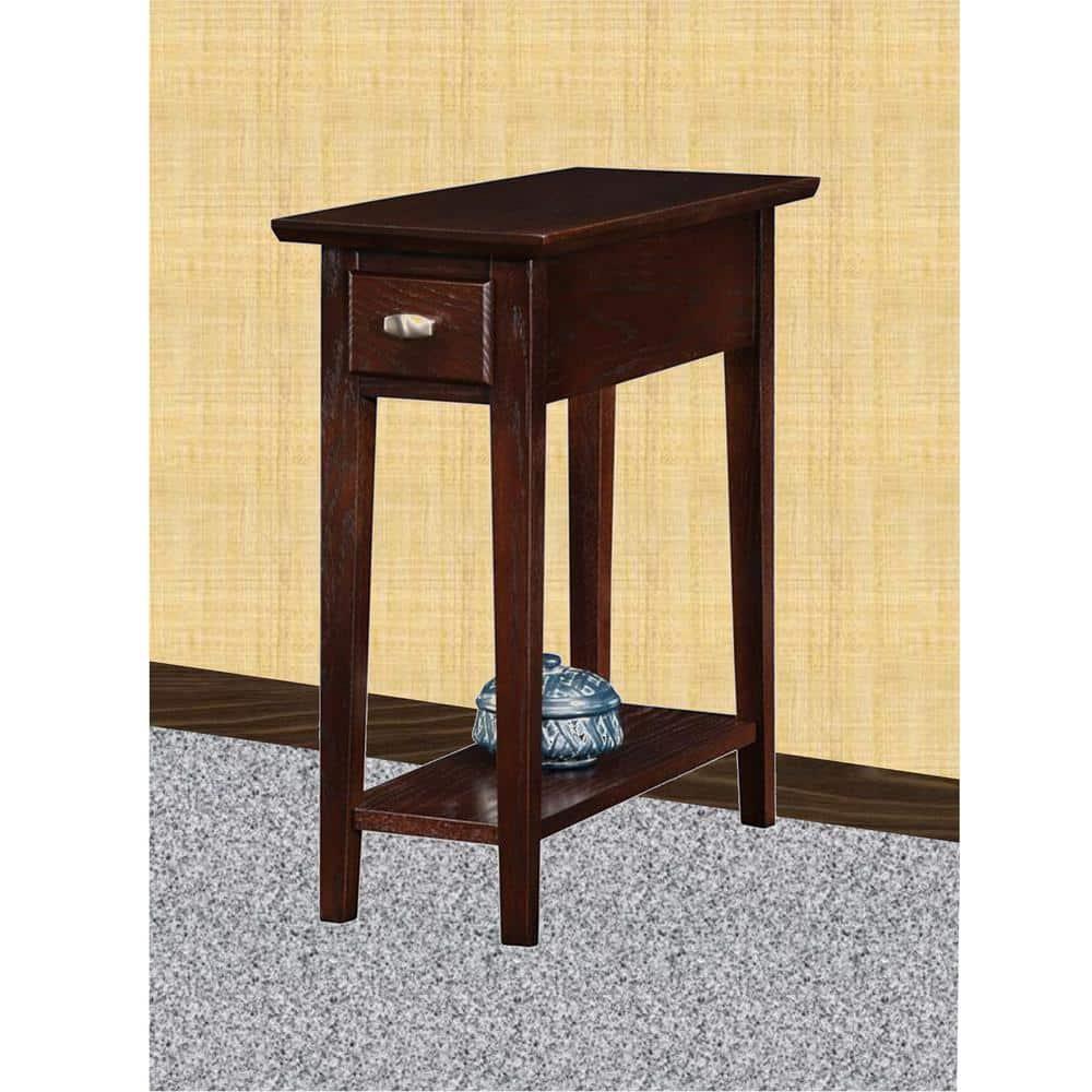 Design House Chairside Table in Chocolate Oak