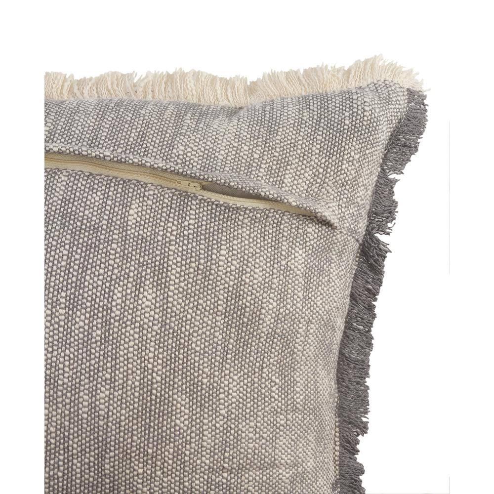 Rajani Home Jessei Fringed Cotton Throw Pillow