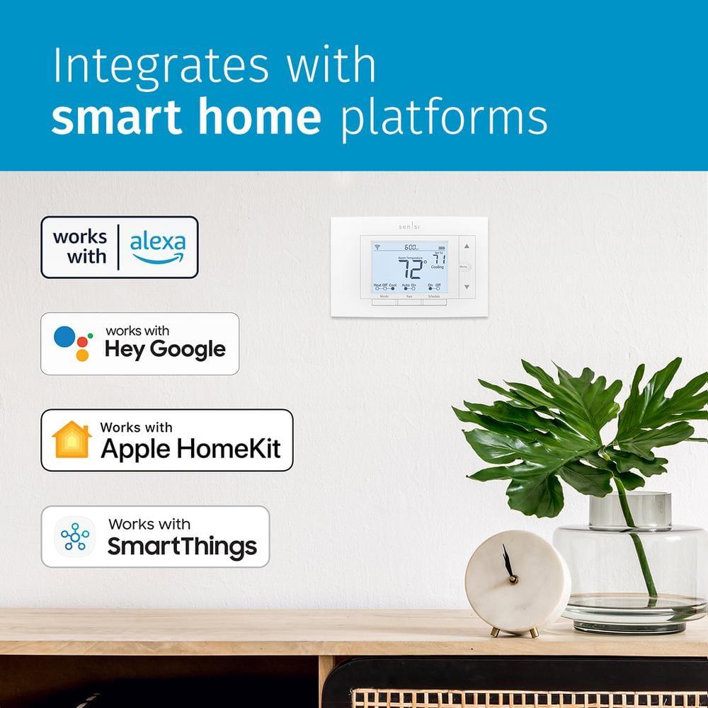 Sensi Smart Programmable Wi-Fi Thermostat-White