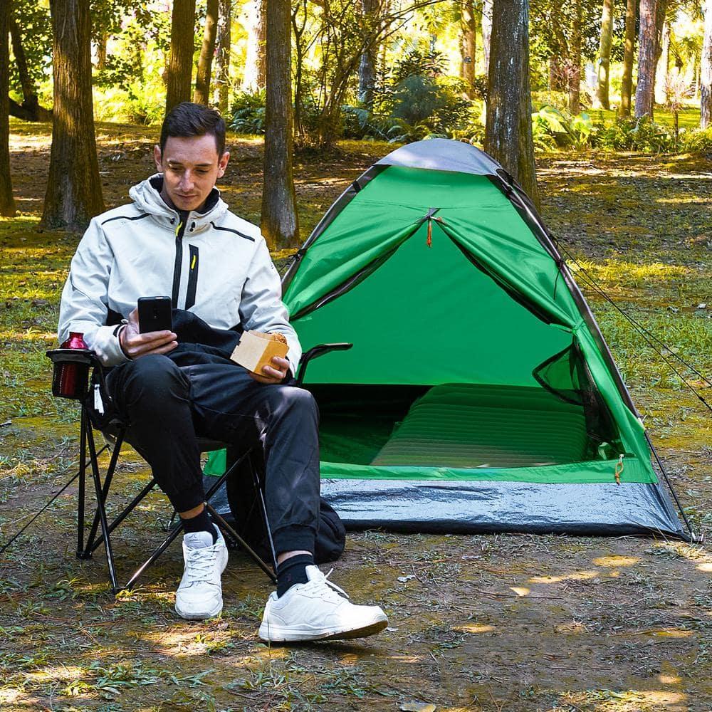 Garsing 2 Person Lightweight Camping Tent With Carrying Bag