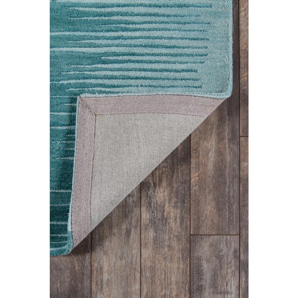 Art Craft Aqua 5 ft. x 8 ft. Indoor Area Rug