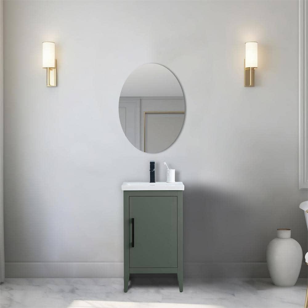 20'' Single Bathroom Vanity with Ceramic Top