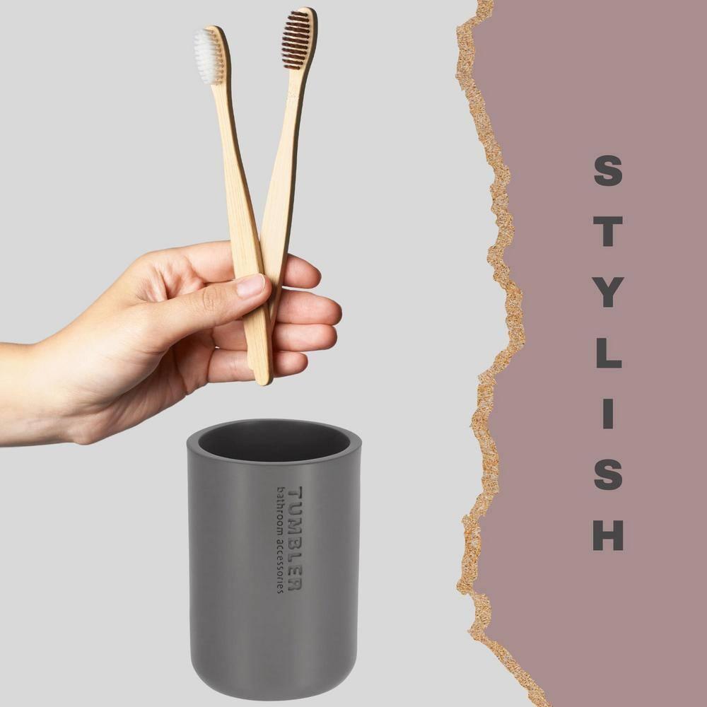 Evideco Bathroom Tumbler / Toothbrush Holder Willis Collection