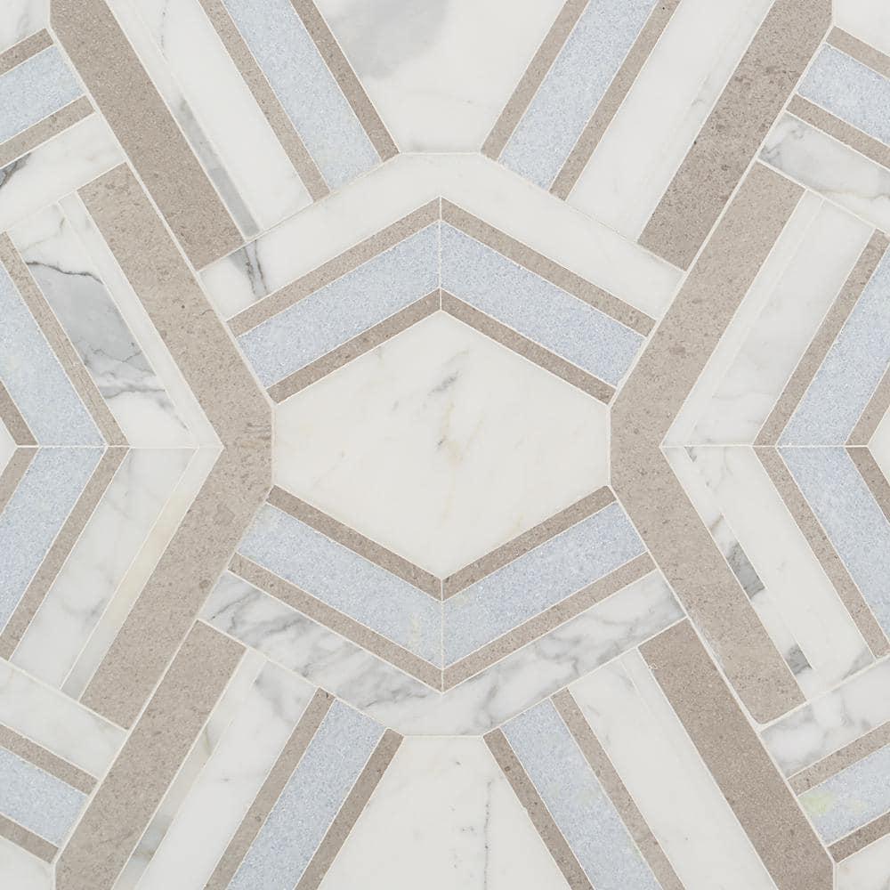 Bond Tile Tenor Marble Random Mosaic Wall & Floor Tile