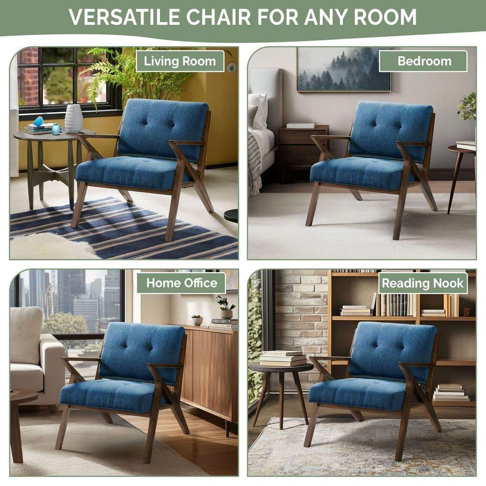 Desi Retro Button Tufted Armchair