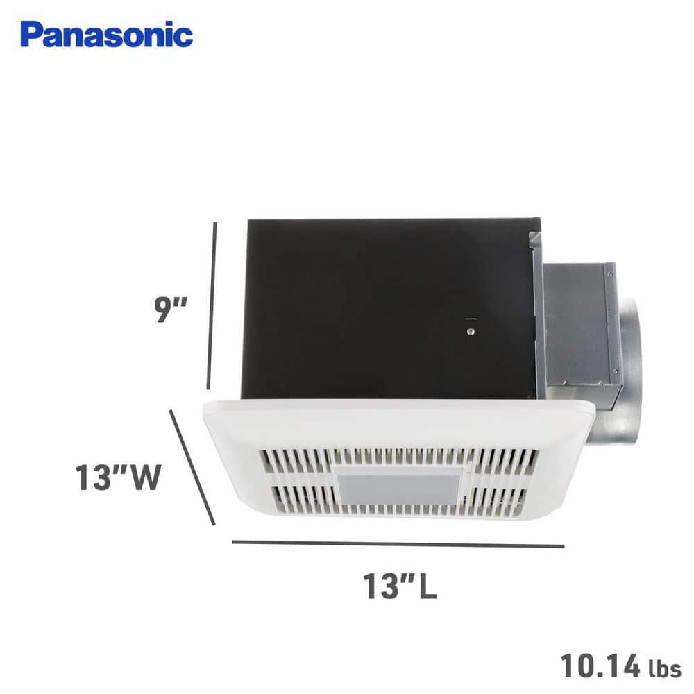 Panasonic WhisperCeiling Bathroom Exhaust Fan with Dimmable LED Light, 110-130-150 CFM, FV-1115VQL1