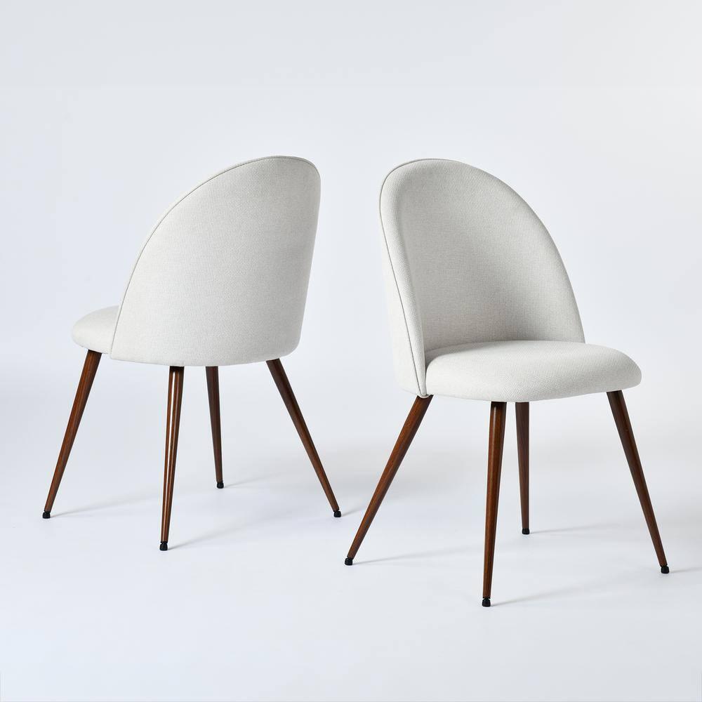 Homy Casa Indoor Reception Chair Set of 2, Comfy Modern Guest chair with Backrest for Waiting Room Office Home Meeting Conference, Beige