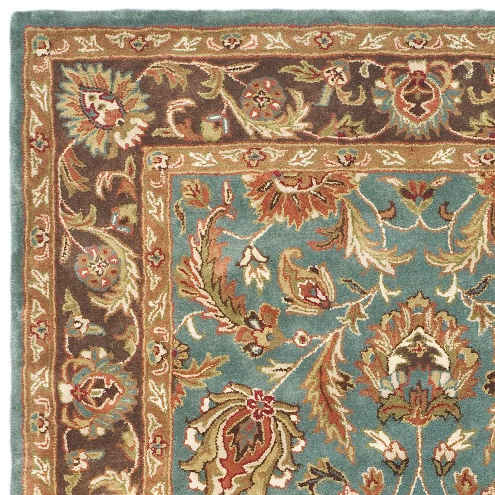 Heritage HG812 Hand Tufted Area Rug - Blue/Brown - 5'x8' - Safavieh.