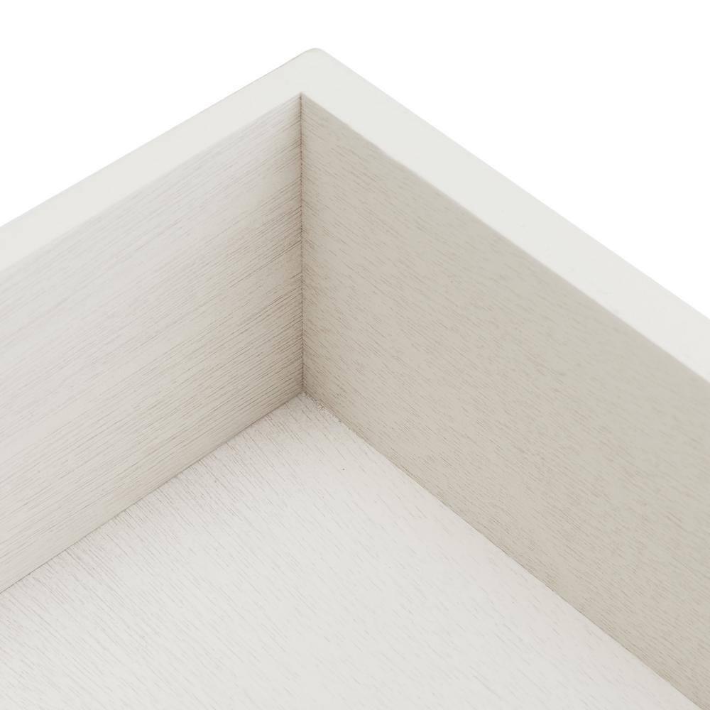 Ajana 1 Drawer Accent Table - Distressed White - Safavieh.