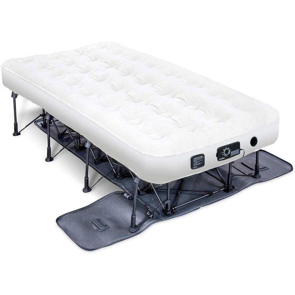 Ivation Twin Air Mattress with Built In Pump & Deflate Defender Twin