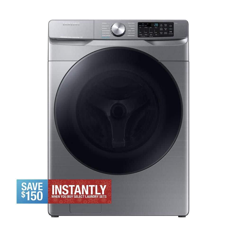 Samsung 4.5 cu. ft. Large Capacity Smart Front Load Washer with Super Speed Wash