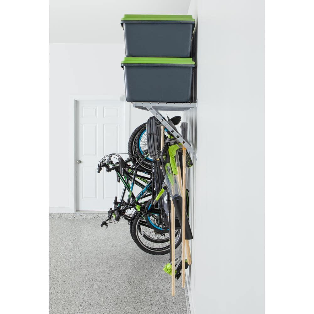 Garage Essentials 96" Adjustable Heavy-Duty Shelf Kit with Hooks